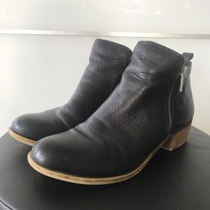 Lucky Brand Leather Ankle Boots